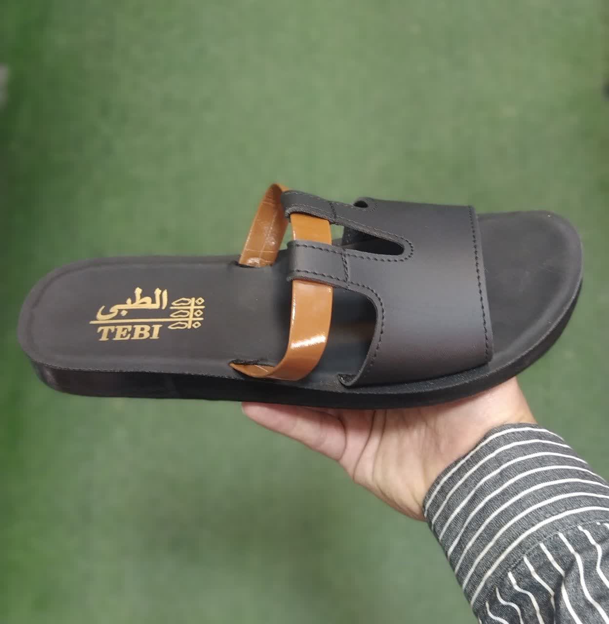 دمپایی زنانه مدل تیموتی رنگ مشکی کد 210