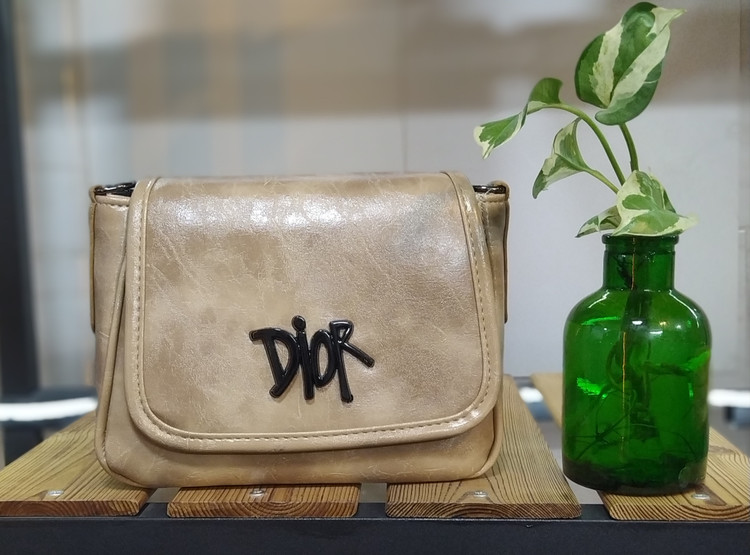 کیف زنانه پاسپورتی مدل DIOR رنگ نسکافه ای کد 236